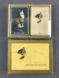 Group of Vintage Cat Chesapeake and Ohio railway playing cards