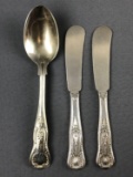 Group of 3 vintage Reading railroad flatware