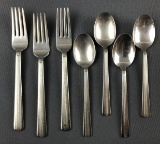 Group of 7 vintage NYC lines flatware pieces