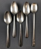 Group of 5 C & NW System railroad flatware