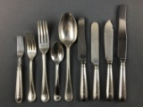Group of 9 vintage Canadian Pacific Railway flatware