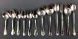 Group of 12 vintage flatware pieces