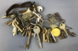 Group of vintage keys