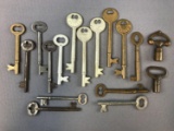 Group of vintage skeleton keys