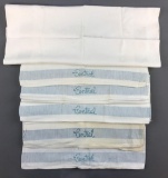 Group of 6 vintage New York Central Linens