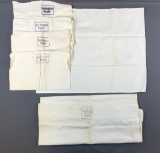 Group of 6 vintage Burlington Route linens