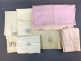 Group of vintage Union Pacific linens