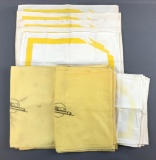 Group of vintage UP Streamliner linens