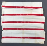 Group of 5 Vintage GM and O railroad hand towels