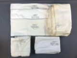 Group of vintage Pullman Company Sleeping car bedding