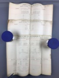 Group of Lehigh and New England Railroad paperwork
