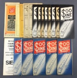 Group of vintage Soo Line time tables and more
