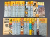 Group of vintage Union Pacific Time Tables