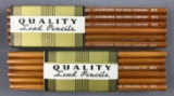 Group of 2 packages of Erie Lackawanna lead pencils