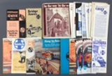 Group of vintage Santa Fe railroad brochures