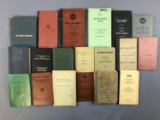 Group of vintage railroad rules, schedules, instruction books