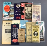 Group of vintage maps