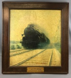 Vintage framed print The Sunshine Special Missouri Pacific railroad