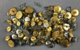 Group of vintage railroad uniform buttons