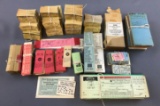 Large group of vintage train tickets