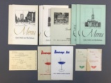 Group of Gulf Mobile and Ohio railroad menus