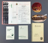 Group of vintage Northern Pacific Railway menus