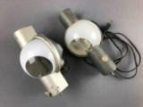 Vintage Pullman Company railroad wall sconces