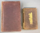 2 Antique books about railroads