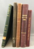 Group of 5 vintage railroad books