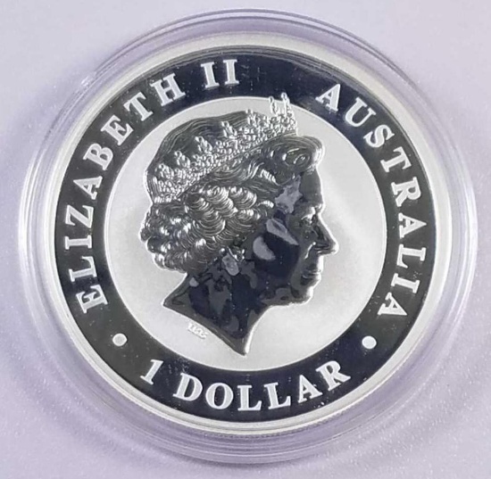 2018 Australia Kookaburra 1oz. .999 Fine Silver.