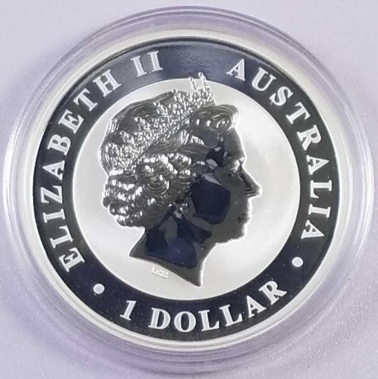 2017 Australia Kookaburra 1oz. .999 Fine Silver.