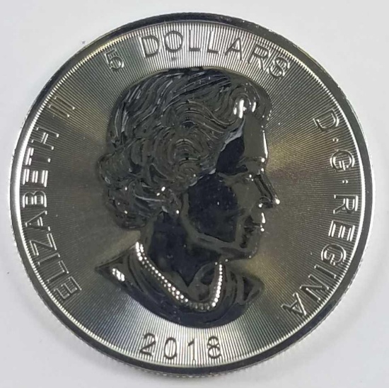 2018 Canada Silver Wolf Predator Series 1oz. .9999 Fine Silver.