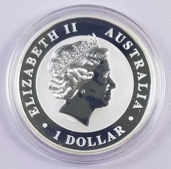 2016 Australia Kookaburra 1oz. .999 Fine Silver.