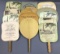 Group of 13 vintage hand fans
