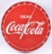 Vintage Coca-Cola Advertising Metal Thermometer