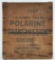 Antique Standard Oil Polarine Transmission Grease Advertising Wood Crate