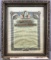 Antique framed Gettysburg Address lithograph