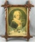 Antique framed lithograph Martha Washington