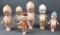 Group of 7 porcelain Kewpie figurines