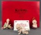 15 piece group of Kewpie Christmas ornaments in original box