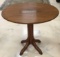 Small Round Solid Oak Table