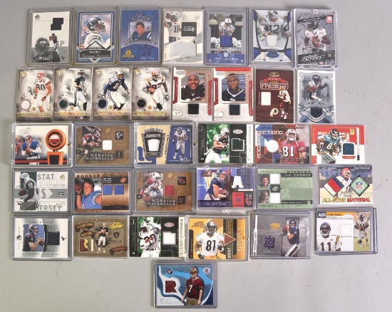 Group of 34 NFL Football Jersey Cards