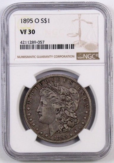 1895 O Morgan Silver Dollar (NGC) VF30