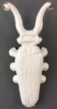 Cast-Iron White Beetle Boot Jack