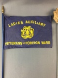 VFW Ladies Auxiliary Flag and Metal Marker