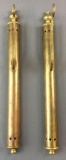 Pair Vintage Brass Sconces