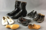 Group of Vintage/Antique Adult/Childrens Shoes