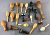 Group of Vintage Wooden Darners and Foot Forms