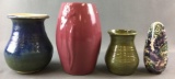 Group of 4 Vintage Vases