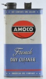 Antique Amoco French Dry Cleaner Adverting Oil Can